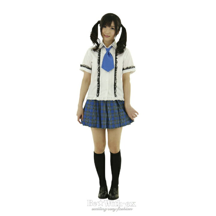 楽天市場 衣装 コスプレ 衣装 Akb ジュニア アイドル 制服 ブラウス スカート ネクタイ セット Mサイズ Cos コスチュームハロウィン 仮装 ハロイン Halloween Costume ハローウィン 創造生活館