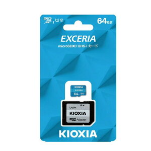 KIOXIA�i�L�I�N�V�A�jEXCERIA microSDXC�������[�J�[�h 64GB