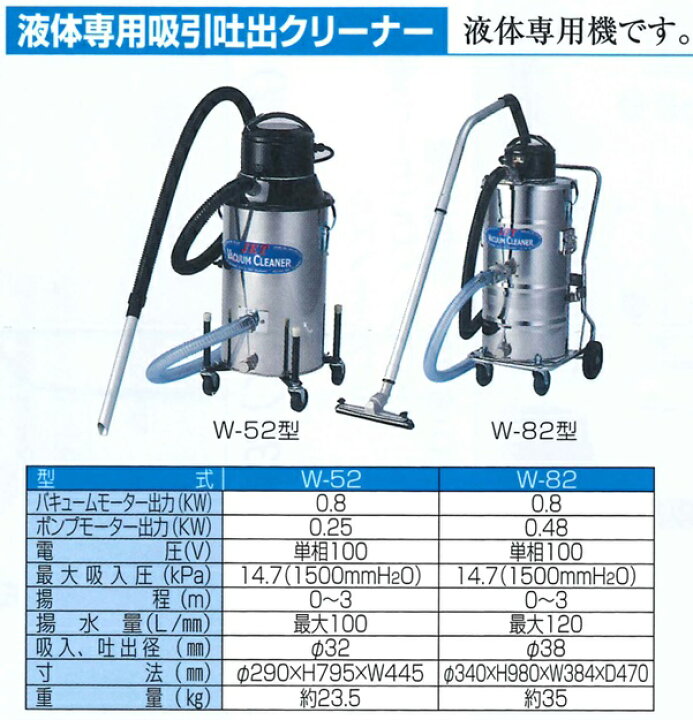 楽天市場】三立機器 液体専用バキュームクリーナー 吸引吐出クリーナー 