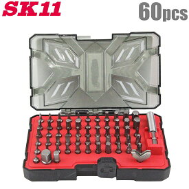 SK11 ソケットセット&ビットセット 60種 SCS-103 6.35mm/六角軸 ドリルドライバー・インパクトドライバー用