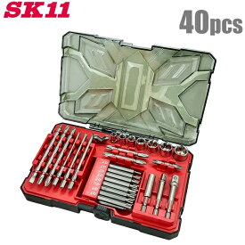 SK11 ソケットセット ビットセット 36種 SCS-105 6.35mm/六角軸 ドリルドライバー・インパクトドライバー用 電動ドライバー