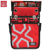SK11 鳶用腰袋M インナーポケット付 SPD-RD-5 工具差し ツールケース 大工道具 工具袋 工具入れ スパイダー