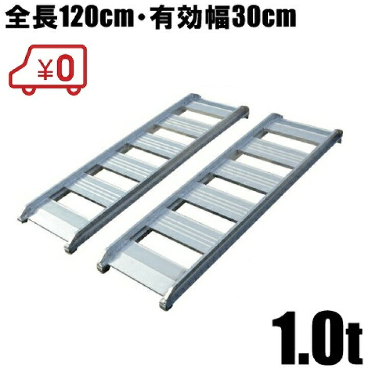 楽天市場】あぜこしアルミブリッジ 2本セット 1.0t 120×30cm 小型 