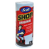 SCOTT 紙ウエス ショップタオル ブルーロール 55枚 洗車タオル 洗車用品 スコット 吸水タオル テッシュ