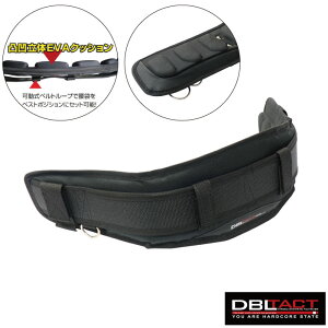DBLTACT サポートベルト 腰ベルト 作業ベルト DT-SK-BK 700mm 胴ベルト 安全帯 安全ベルト 腰袋 大工道具 電工 黒 ブラック