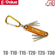 E-Value レンチセット トルクスレンチ EFHW206T フォールディングレンチセット トルクスネジセット 万能…