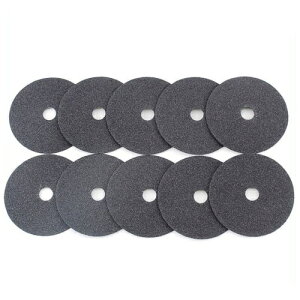 ジスクペーパー10枚入り 4ガタ #24 外径:100mm 内径:16mm 粒度:24 ディスクグラインダー用