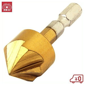 SK11 六角軸フリードリル 19mm 6.35mm六角軸 鉄工用ドリルビット 穴あけ 19.0mm