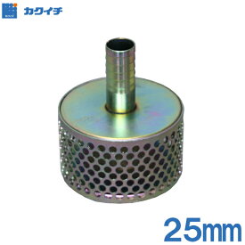 カクイチ 鉄ストレーナー 25A 25mm 給水ホース エンジンポンプ 給水ポンプ ゴミ除け