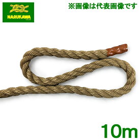 生川 ランバーロープ 綱引き ロープ 12mm×10m フィールドアスレチック 運動会 曳綱 引き綱