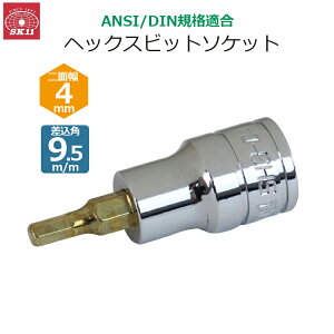SK11 �w�b�N�X�r�b�g�\�P�b�g �����p9.5m/m ��ʕ�4mm �r�b�g�\�P�b�g SH3-04