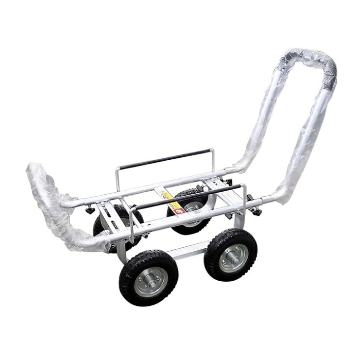 楽天市場】伸縮 収穫台車 アルミ製 農業用台車 ノーパンクタイヤ付 