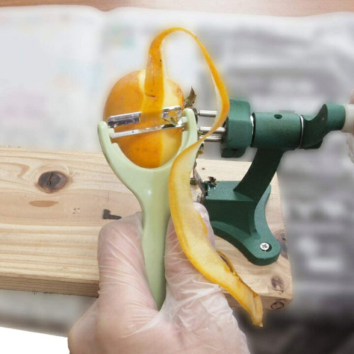 楽天市場】柿皮むき器 ハンドル式 手動式 柿用 皮むき器 皮むき機 手動 