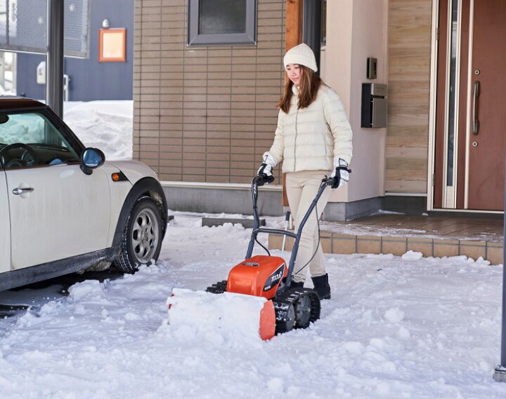 楽天市場】工進 除雪機 充電式 小型除雪機 SR-350 除雪用品 除雪道具 