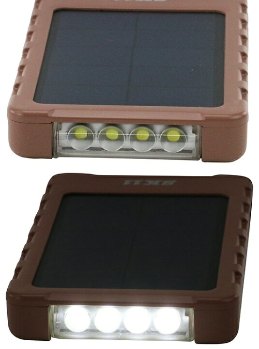 楽天市場】SK11 ソーラーチャージャー モバイルバッテリー SSC-5000LI-BN LEDライト付 軽量 かわいい iphone : Ｓ．Ｓ．Ｎ