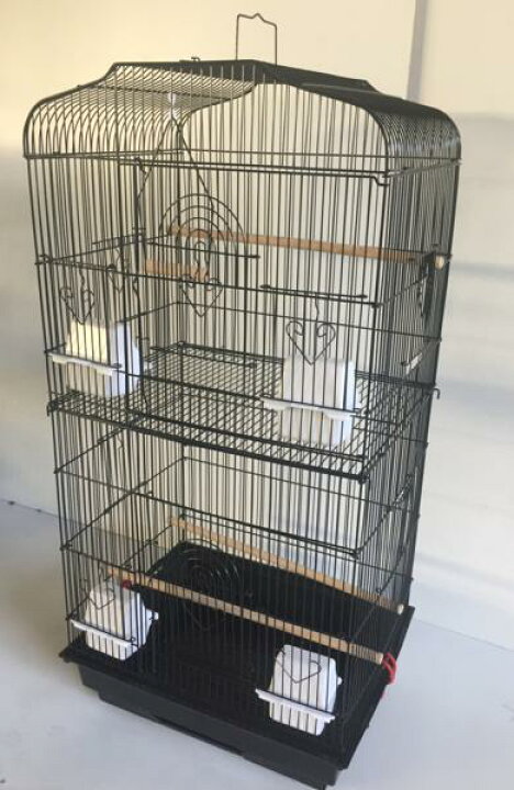 楽天市場】大型 鳥かご 白/黒 バードゲージ 鳥小屋 [鳥カゴ ケージ 