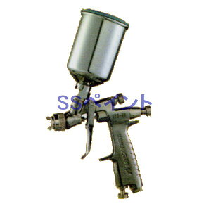 (K)アネスト岩田(イワタ)スプレーガン LPH-80-104G+PCG-2D-1 重力式 ノズル口径:1.0mm 150mlセンター塗料カップ付きセット