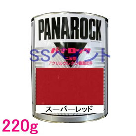 自動車塗料　ロックペイント　088-0039 パナロック　スーパーレッド　主剤　220g