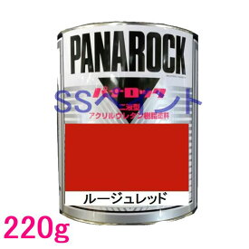 自動車塗料　ロックペイント　088-0212 パナロック　ルージュレッド　主剤　220g
