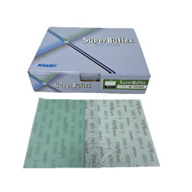 コバックス　スーパーバフレックス　グリーン　シート（箱）　マジック式　170ミリ×130ミリ　粒子2000番相当　50枚入　1箱