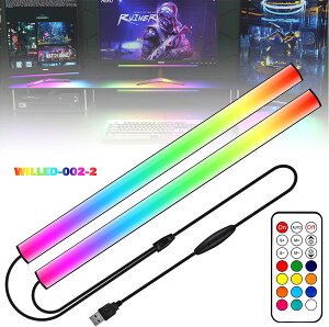 Q[~OCg o[Cg RGB fXNCg ͋C LED 2 in 1 j^[Cg ԐڏƖ j^[Ɩ Cgo[ Q[ 5V USBd RGBCg L[{[hCg [h R