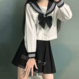 セーラー服 コスプレ セクシー 大きいサイズ 夏服 スカート 可愛い 制服 衣装 仮装 学生服 長袖 上下セット 女子JK制服 高校生 可愛い 学園祭 大人 レディース コスチューム衣装 ハロウィン 女子高生イベン 標準 通校 仮装 女子制服