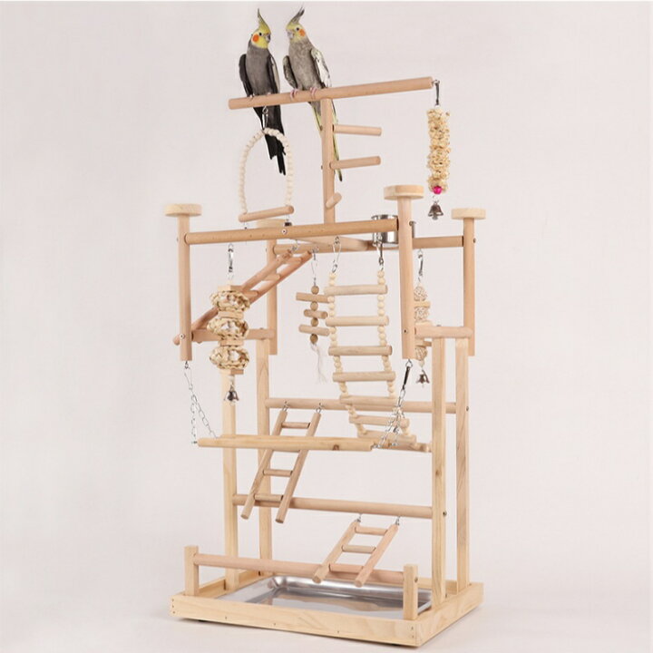 楽天市場】タンド 鳥 止まり木 餌入れ付き 鳥遊び場 トイ 鳥 はしご 