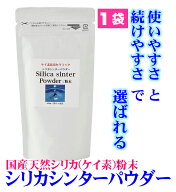 シリカ シリカ水 ケイ素 ケイ素水 自宅で簡単作成 シリカシンターパウダー1袋(500回分) /2袋/4袋 高濃度…