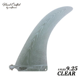 CRAFTSMAN FIN Ntg} Single Fins S Flex 9.25 Clear Black rogo O{[h Z^[tB VOtB m[YC_[ T[tB