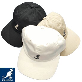 カンゴール 帽子 キャップ メンズ レディース キッズ KANGOL DADCAP ロゴ 定番 シンプル コットンツイル 浅め ストラップバック ブランド 黒 白 ベージュ サイズ調整式 105169002