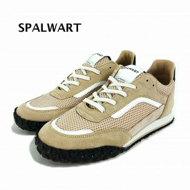 スパルウォート スニーカー メンズ SPALWART 靴 シューズ ウォーキングシューズ TRACK TRAINER LOW SAND MESH メッシュ サンド カジュアル おしゃれ ブランド ベージュ 65039720025