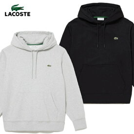 ラコステ パーカー メンズ レディース LACOSTE プレミアム スウェット パーカ 高品質 高級 防寒 撥水 保温 大きいサイズ ブランド 黒 グレー M L XL XXL SH6925