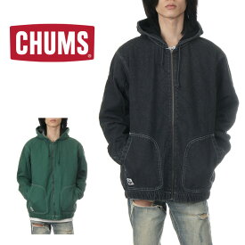 チャムス パーカー ジャケット メンズ レディース CHUMS ビーバーパデッドフーディー Beaver Padded Hoodie アウター デニムジャケット 防寒 保温 大きいサイズ ファッション ブランド アウトドア 黒 緑 M L XL 2XL CH04-1370