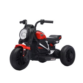 電動バイク レッド 子供 乗用バイク 電動乗用玩具 充電式 キッズバイク 三輪車 音楽再生 USB接続 ライト付き 前進後退 EN認証 PSE認証 安全設計 耐荷重30kg 室内 屋外 男の子 女の子 プレゼント
