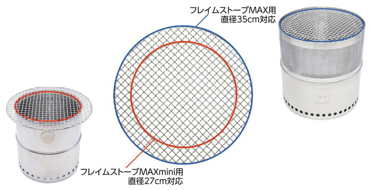 楽天市場】Field to Summit フレイムストーブMAX用 網 OFBMAXAM : ST 