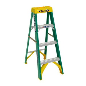 WERNER 4FT TYPE II FIBERGLASS STEP LADDER 5904 225lb [i[ t@Co[OX Xebv _[ 4tB[g r XC_[ t@Co[NX USA AJG ^ O[  Green