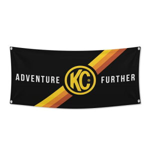 KC Banner Adventure Further Outdoor KC Logo(��) 36x72�C���` 1.8m �P�[�V�[ �o�i�[ �Ǌ|�� �A���� �A�����J USA Logo ���S �A�����J�� �C�x���g �K���[�W �A�����J�G�� �A�����J���G��