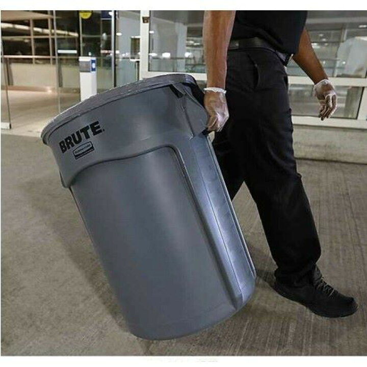 楽天市場】Rubbermaid Commercial Brute 20-GallonTrash Can Gray 