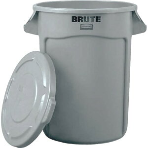 Rubbermaid Commercial Brute 20-GallonTrash Can Gray AJ ݔ S~ o[Ch 20K R}[V u[g gbVJ oPc O[ DF