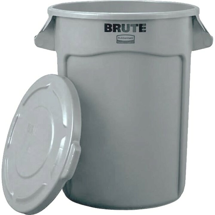 楽天市場】Rubbermaid Commercial Brute 20-GallonTrash Can Gray 