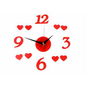DIY CLOCK RED Ǌ|v fB[ACC NbN 鎞v AJ  n ǒ \ Ɩp CeA E^v n[g  bh