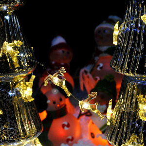 Reindeer Wire String Lights 40LED giJC C~l[V Cg d C[Cg Ɩp K[f tFA[Cg p[eB[ XgOCg K[fCg AJ ƂȂ Fairy Li