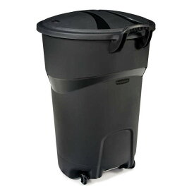 Rubbermaid 32Gallon Trash Can Black キャスター付き ラバーメイド 32ガロン トラッシュ カン ブラック アメリカ ごみ箱 ゴミ箱 バケツ 特大