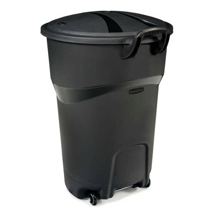 楽天市場】Rubbermaid 32Gallon Trash Can Black キャスター付き 