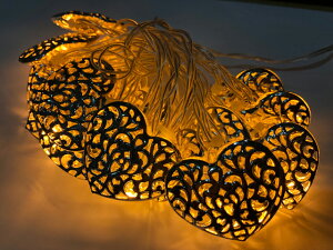 Heart Shape String Lights 20 LED Silver K[fjO C~l[V Cg d I[vJtF Ɩp K[f  p[eB  XgOCg K[fCg EGfBO `[t yH