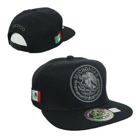Michoacan Baseball Cap ミチョアカン ベールボール キャップ メキシコ Mexico メキシカン メヒコ ヒップホップ ハット 帽子 ブラック Black スナップバック