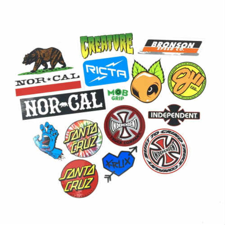 楽天市場 Skateboard Brand Assorted Sticker 15 Pack スケートボード ブランド ステッカー パック 15枚セット アメリカ アメリカン シール Screaming Hand スクリーミングハンド Skateboard スケートボード スケボー Stab Blue Enterprise