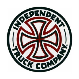 INDEPENDENT RED WHITE CROSS STICKER インディペンデント レッド ホワイト クロス ステッカー アメリカ アメリカン シール インディ SKATEBOARD スケートボード スケボー 【ネコポス】［並行輸入品］