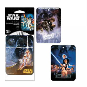 STAR WARS Movie Posters Air Freshener 31Zbg X^[EH[Y [r[ |X^[ GA[tbVi[ F ԃAJ y[p[tbVi[ oj Vanilla AJG AJG y