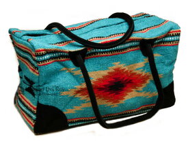 Native Southwestern Weekender Rug Bag Teal（大） サウスウエスタン ウィークエンダー ラグ バッグ タン レディース アメリカ ウエスタンバッグ 西部スタイル ネイティブ バッグ ボストンバッグ ティ−ル